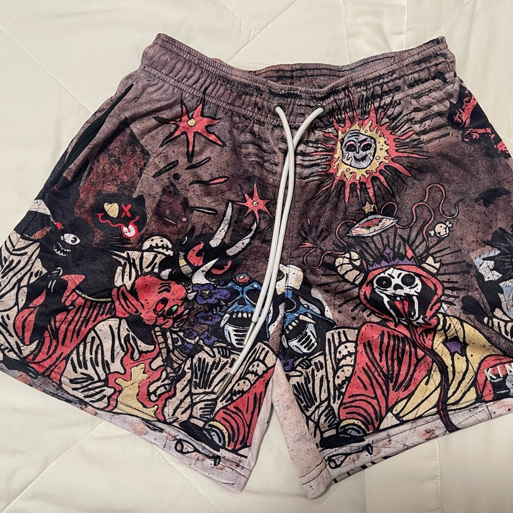 Kinetic King "The Last Supper" Athletic shorts